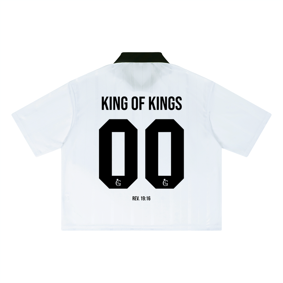 "JESUS IS KING" WHITE JERSEY — White - Image 2