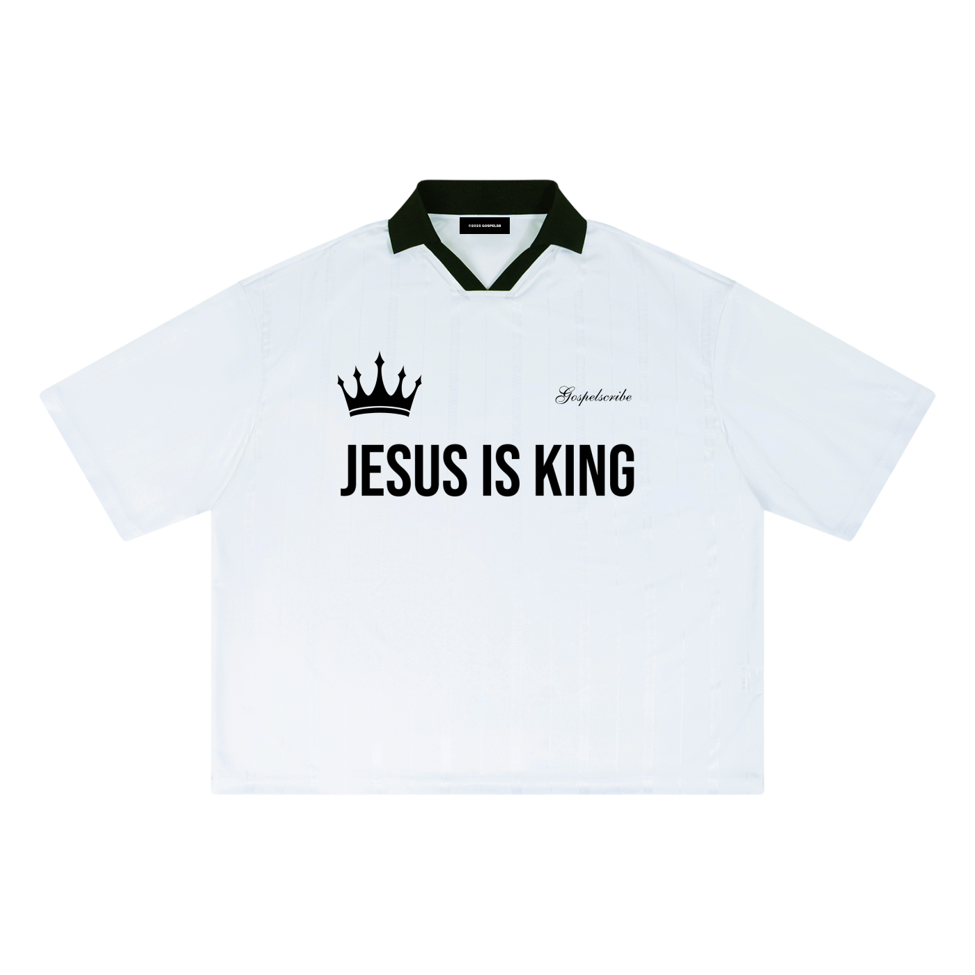 "JESUS IS KING" WHITE JERSEY