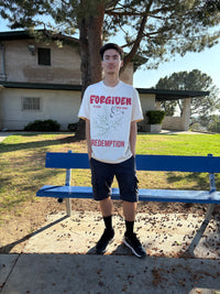 "Forgiven by Blood" Milk Apricot Tee