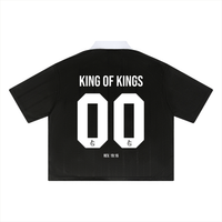 "JESUS IS KING" BLACK JERSEY