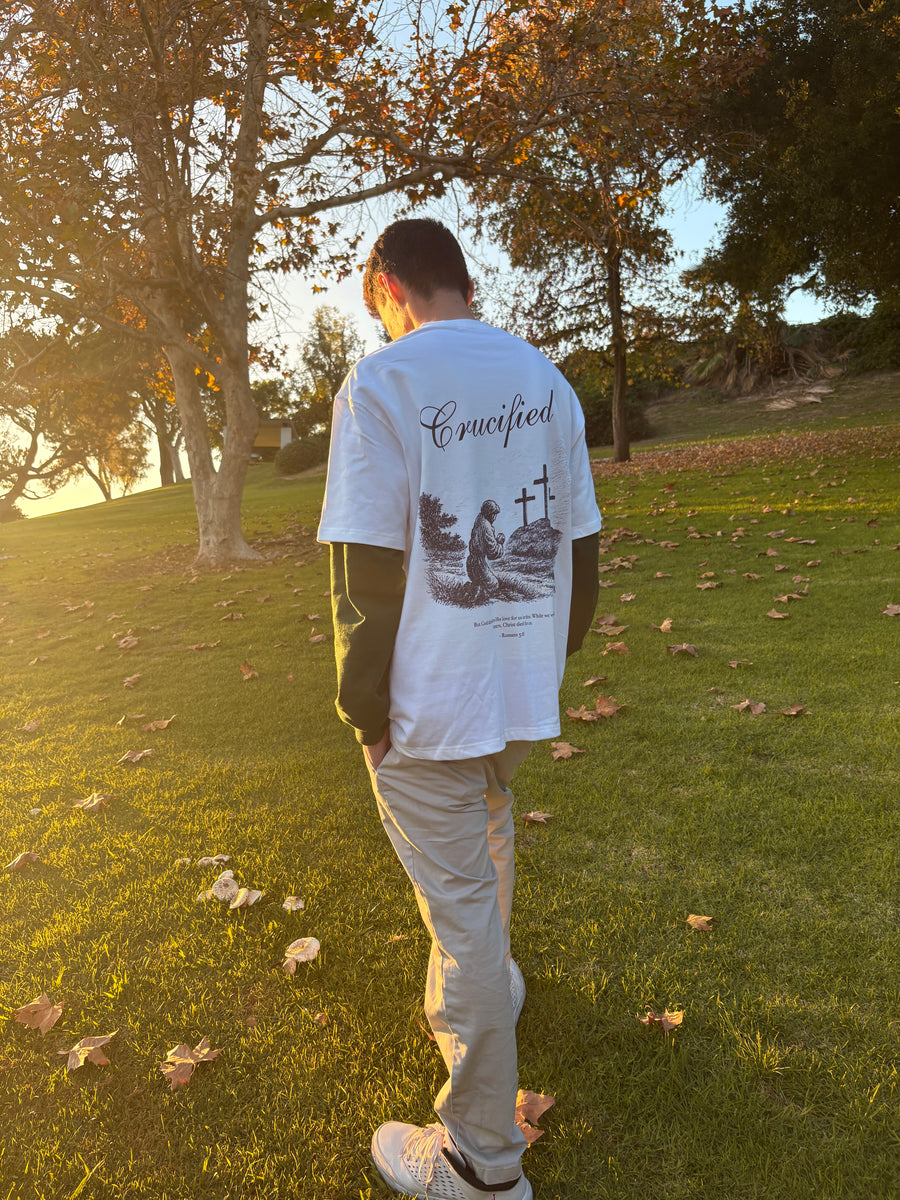 Crucified Tee — White - Image 2