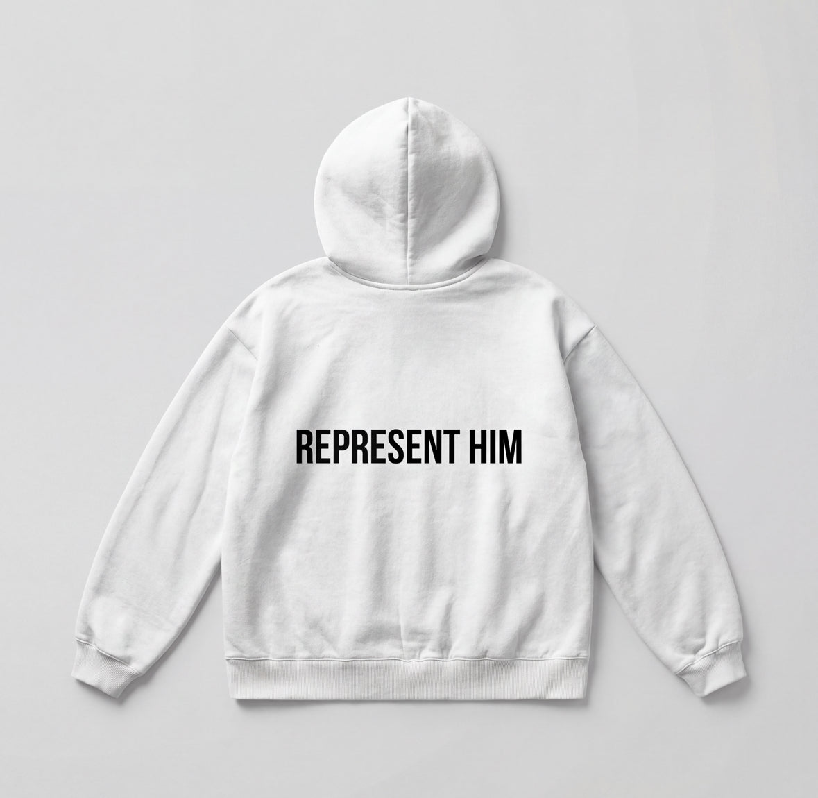 “Represent Him” White Hoodie