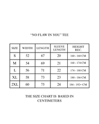 “NO FLAW IN YOU” SHIRT