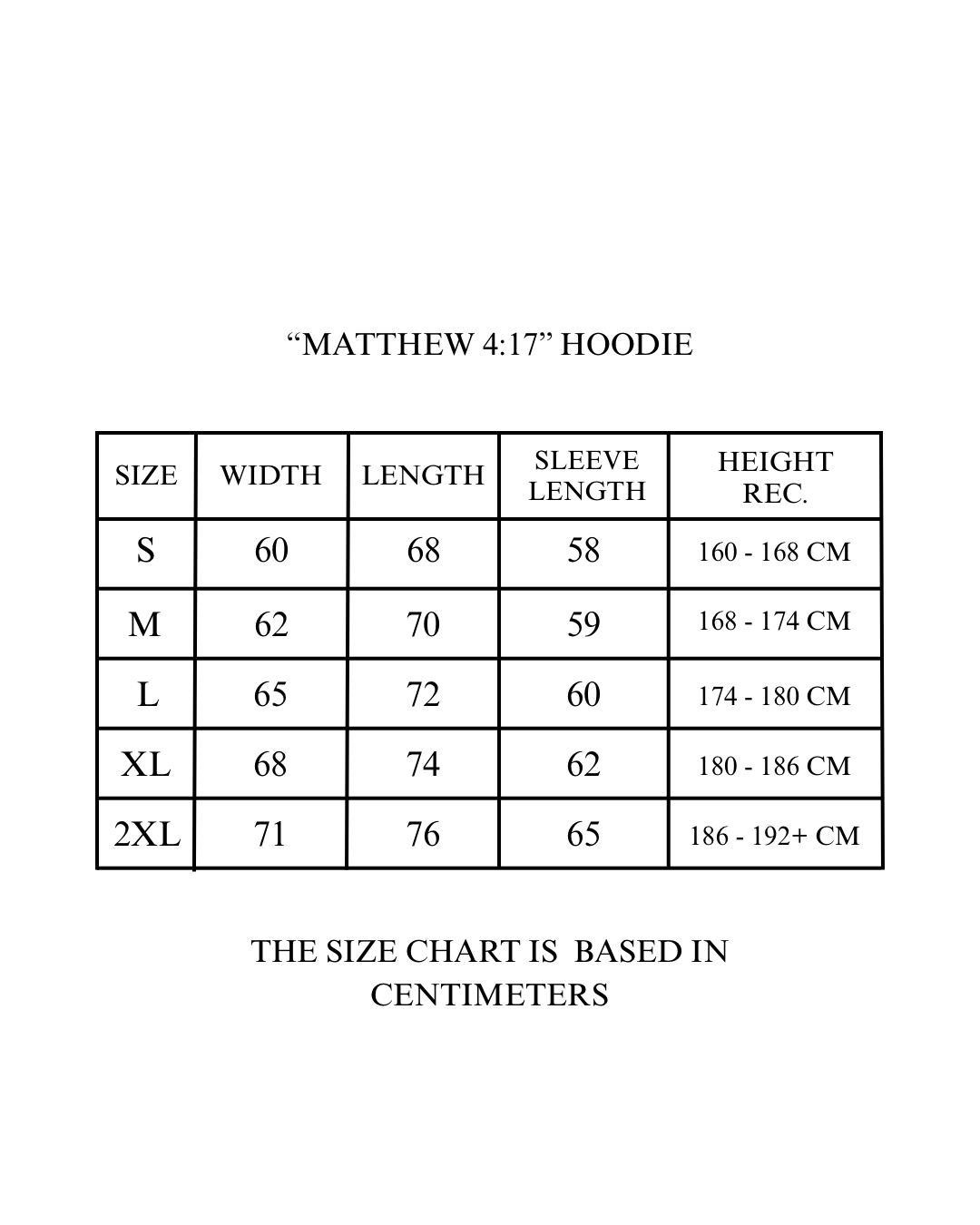 “Matthew 4:17” White Hoodie