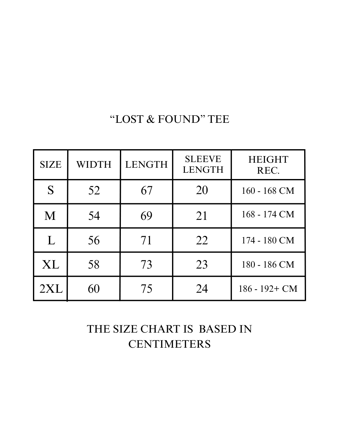 "Lost & Found" Tee