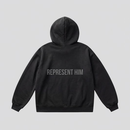 “Represent Him” Black Hoodie