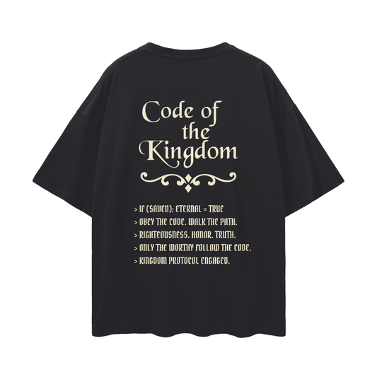 "Code of the Kingdom" Black Tee